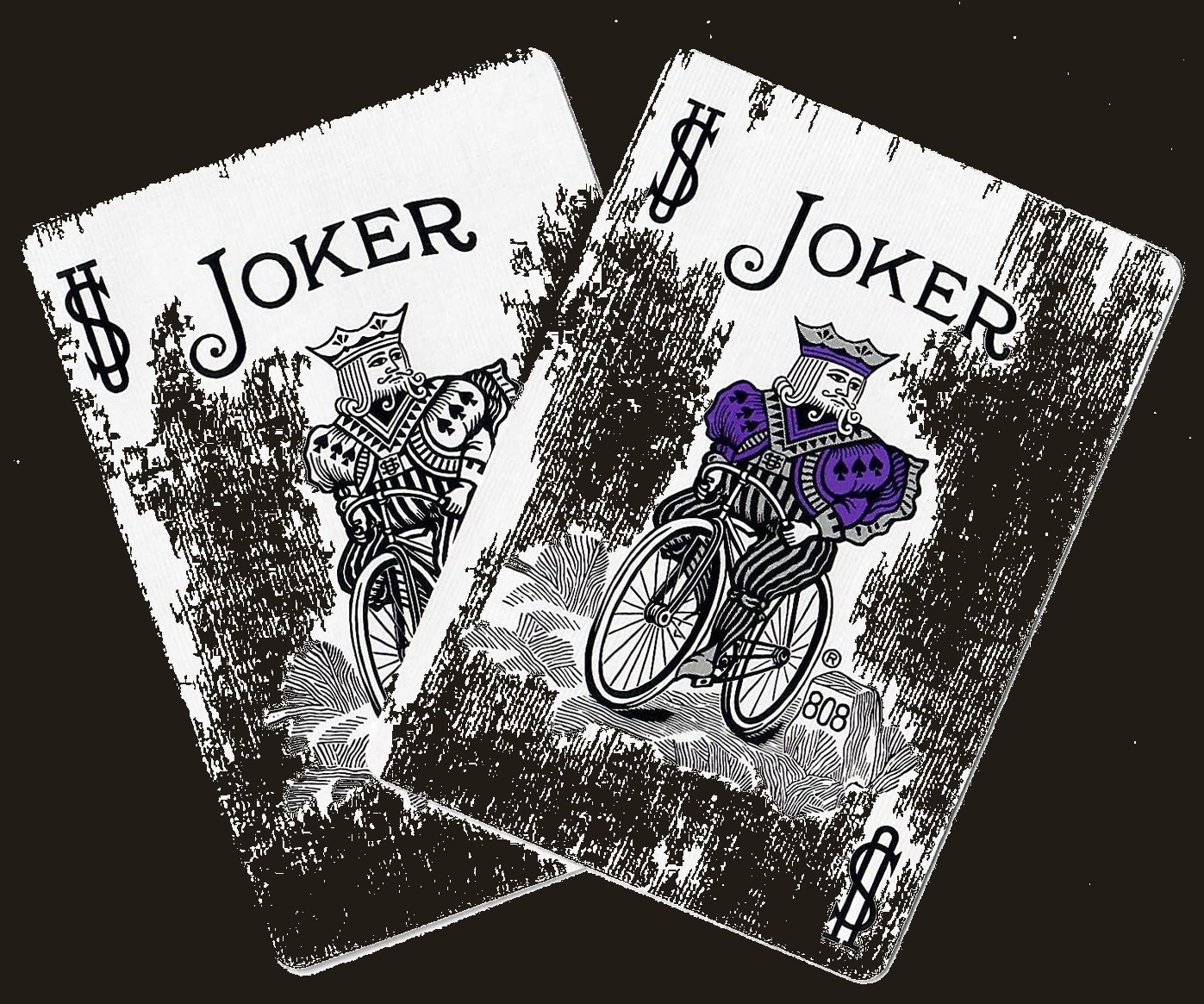 Bicycle Rider Back Playing Cards - Purple