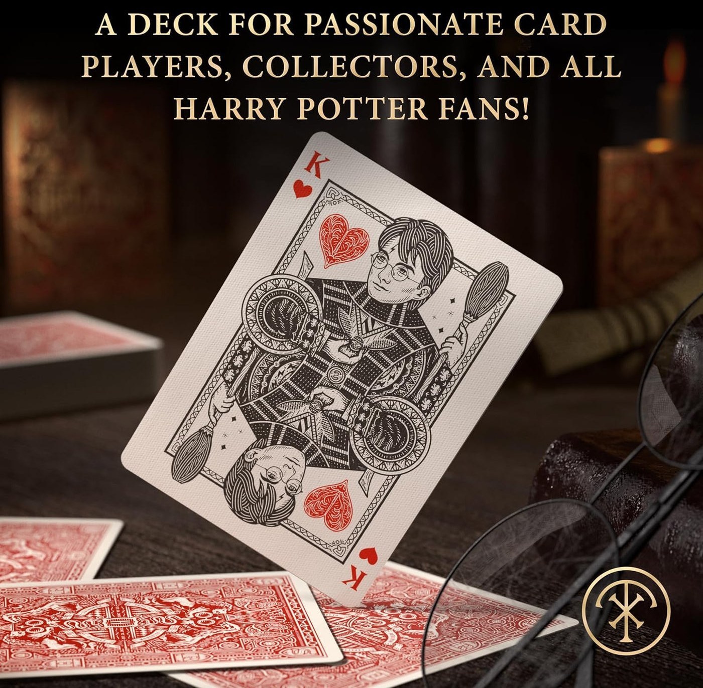 theory11 Harry Potter Playing Cards - Red (Gryffindor)