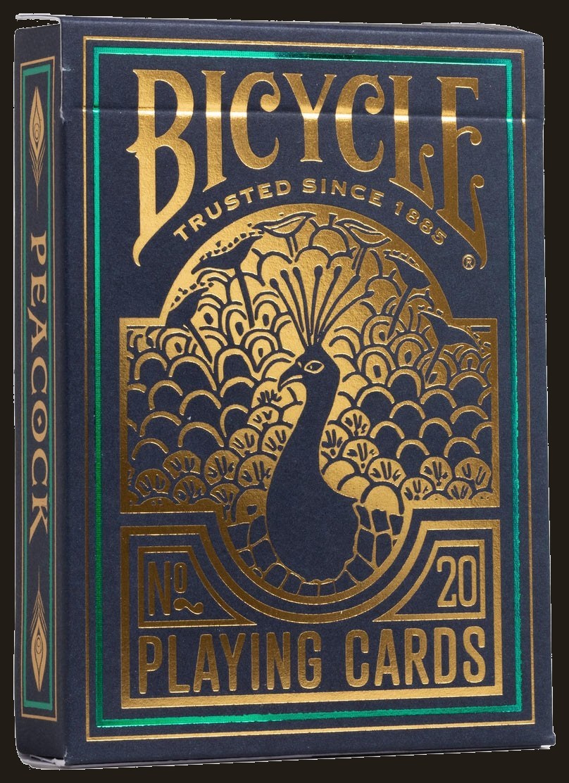Peacock Playing Cards - Purple
