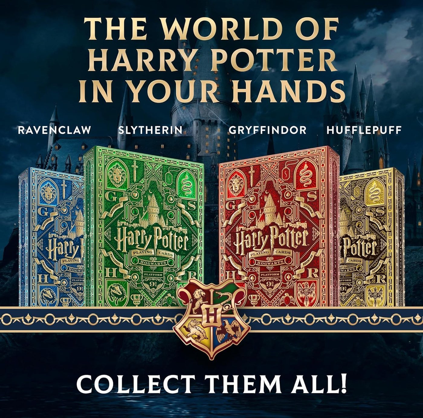 theory11 Harry Potter Playing Cards - Red (Gryffindor)