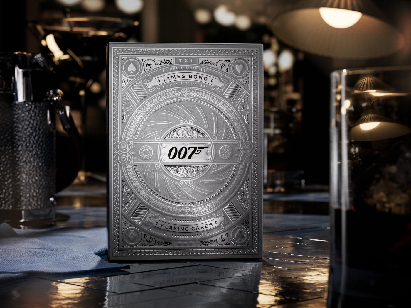 James Bond 007 Playing Cards - Silver