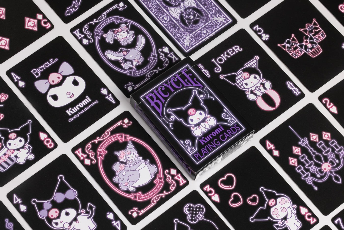 Hello Kitty Playing Cards - Black & Pink