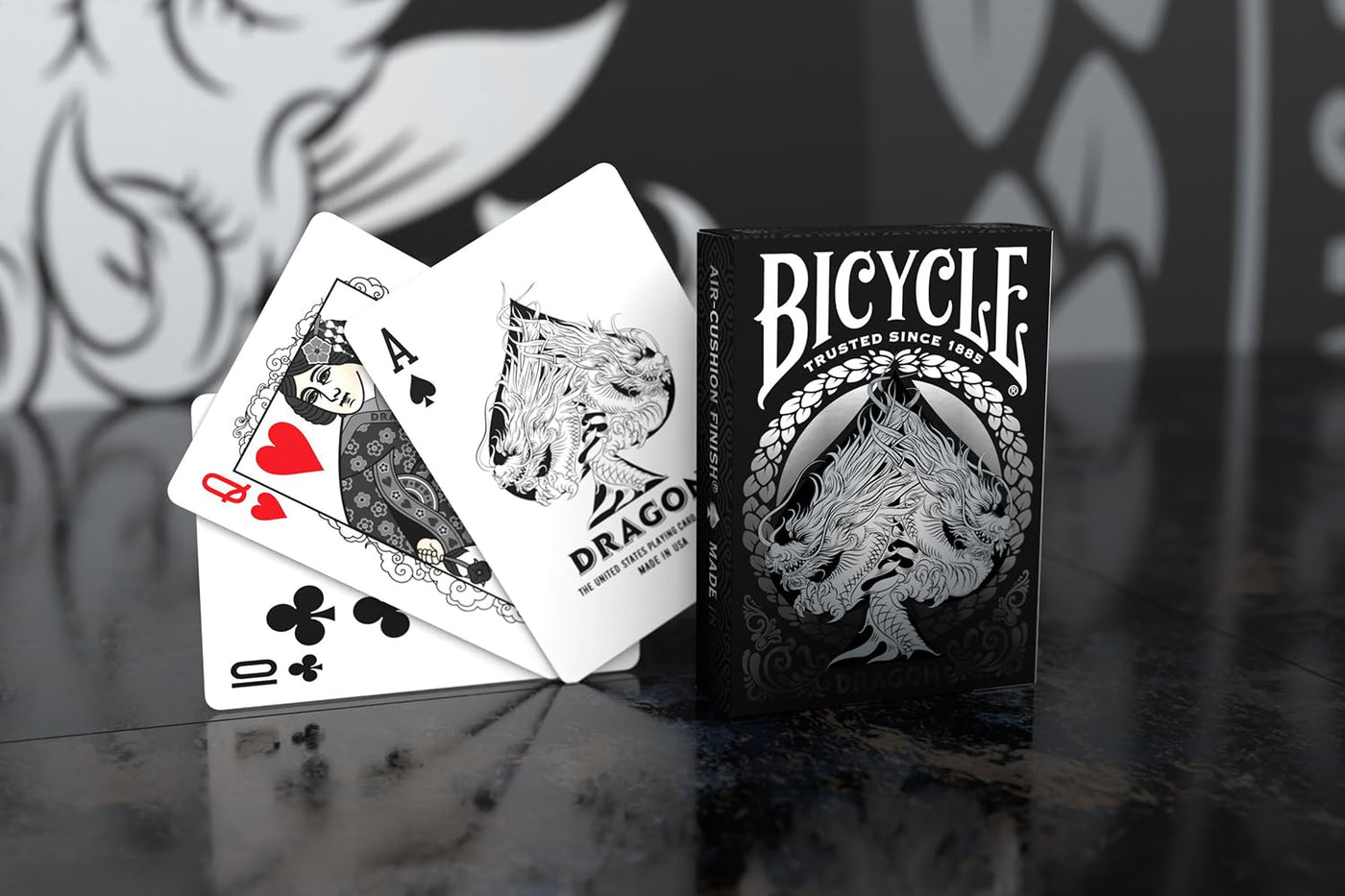 Black Dragon Playing Cards