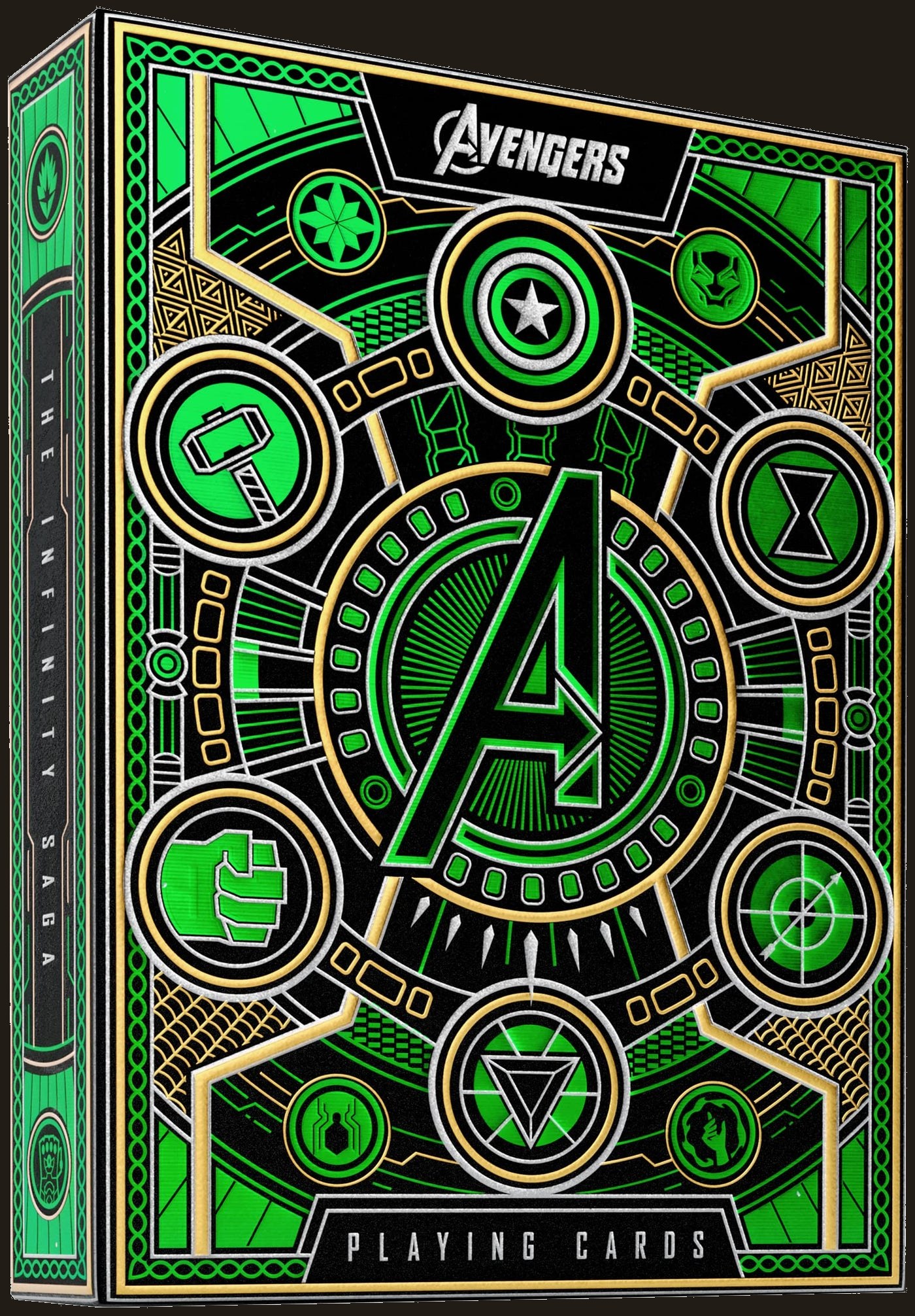 theory11 Avengers Red Edition Premium Playing Cards - Marvel Studios' The Infinity Saga Deck