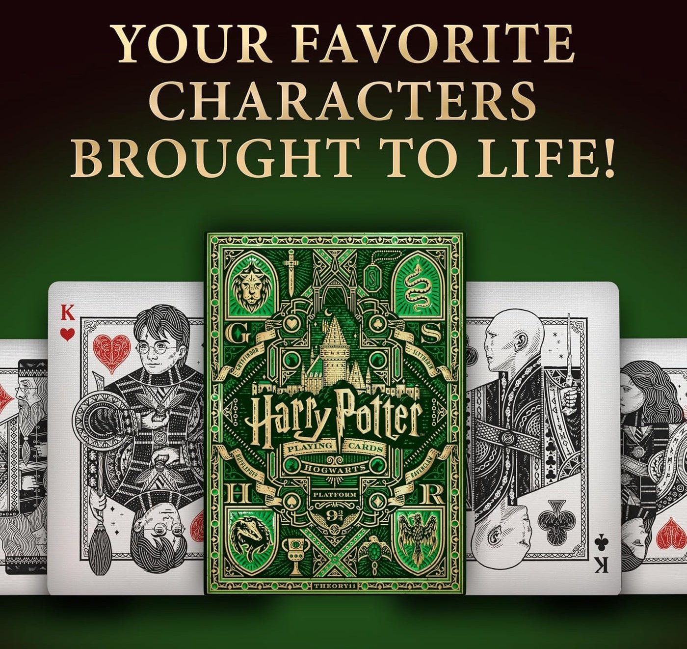 Harry Potter Playing Cards - Slytherin