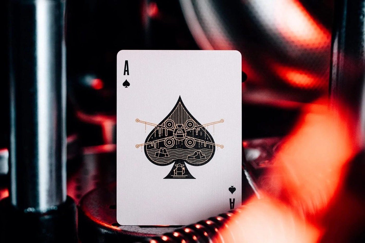 theory11 Star Wars Silver Special Edition - Grey Dark Side Premium Playing Cards Theme Deck
