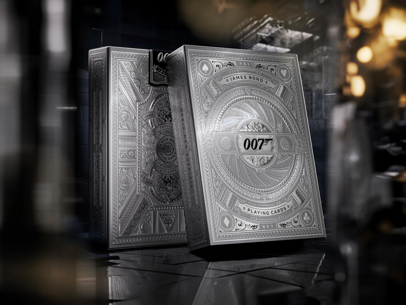 James Bond 007 Playing Cards - Silver