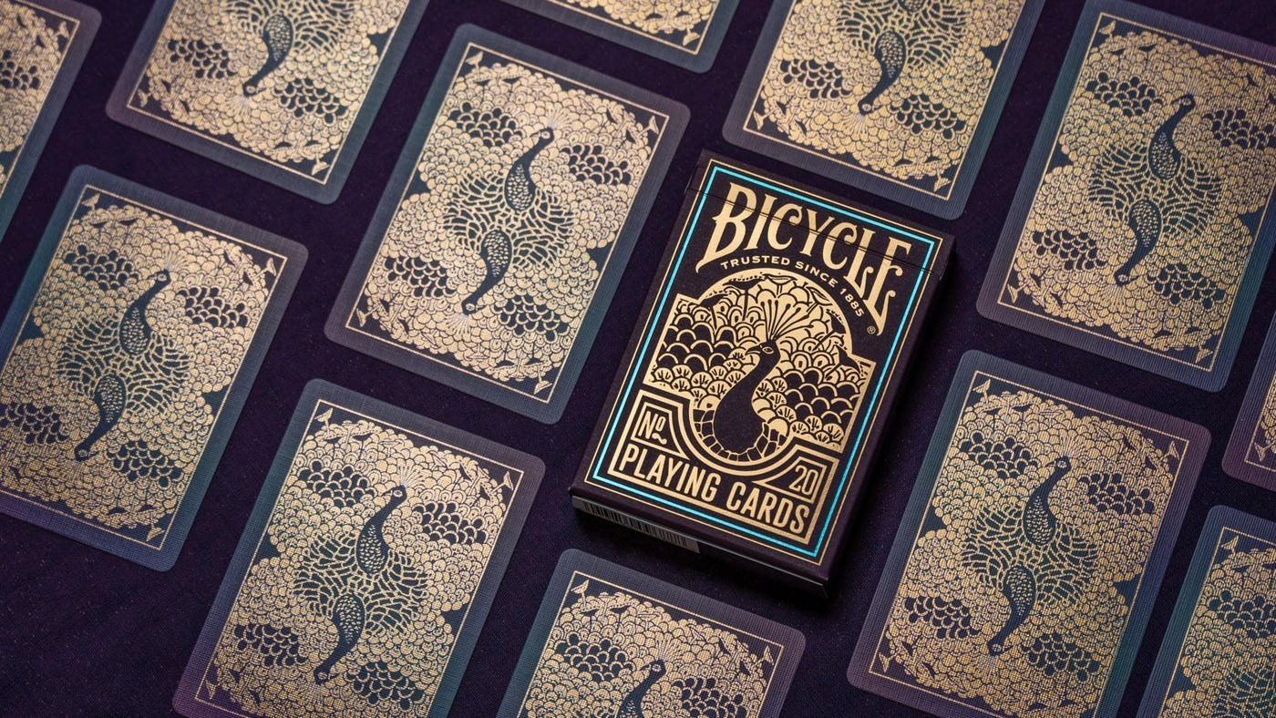 Peacock Playing Cards - Purple