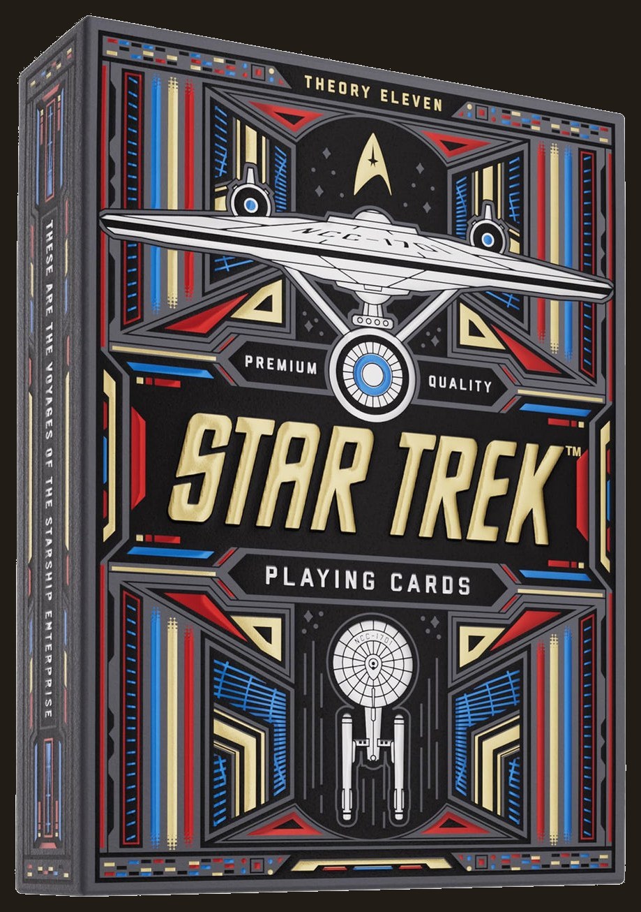 theory11 Star Trek Light Premium Playing Cards, Poker Size Standard Index, Luxury Playing Cards