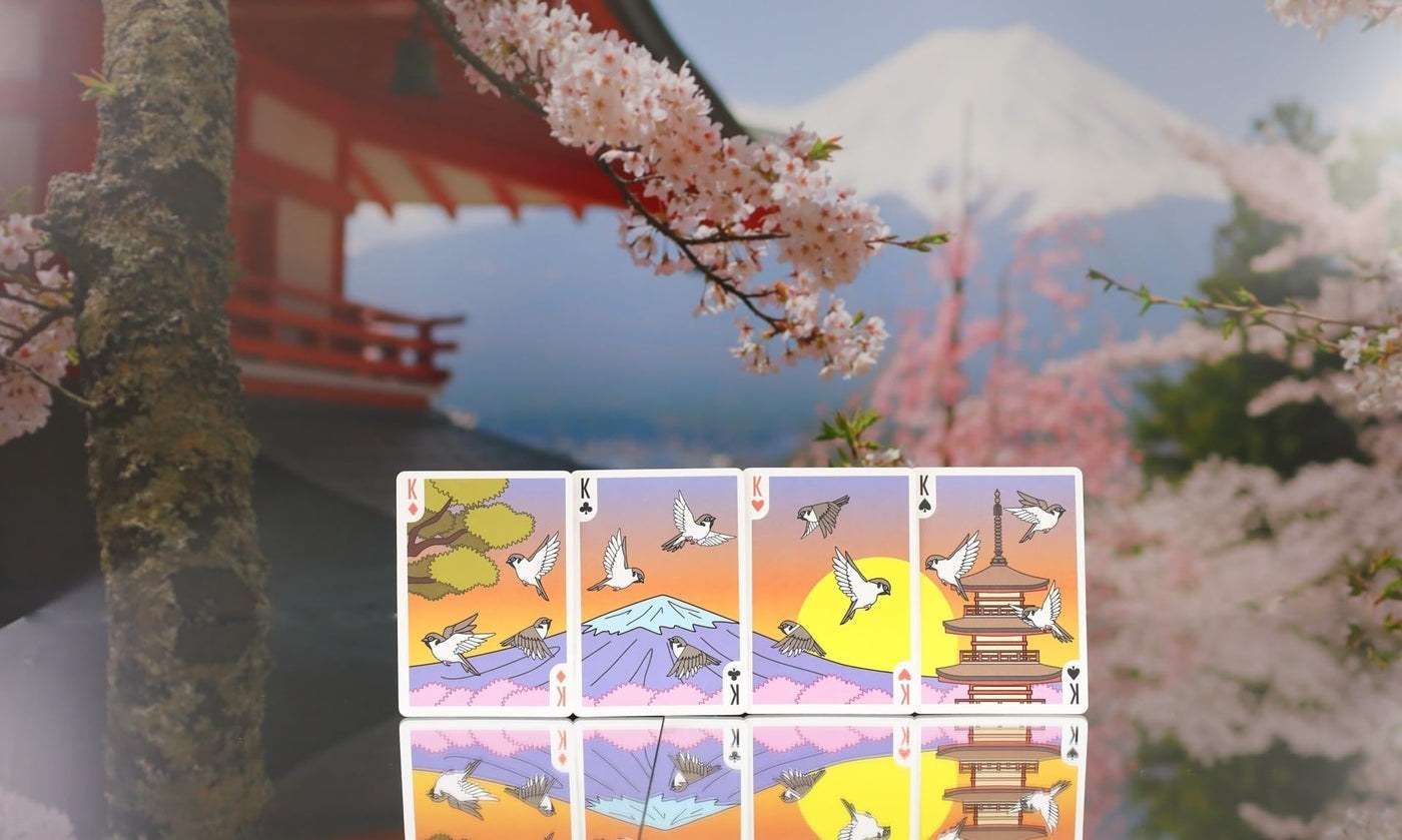 Sparrow Hanafuda Playing Cards