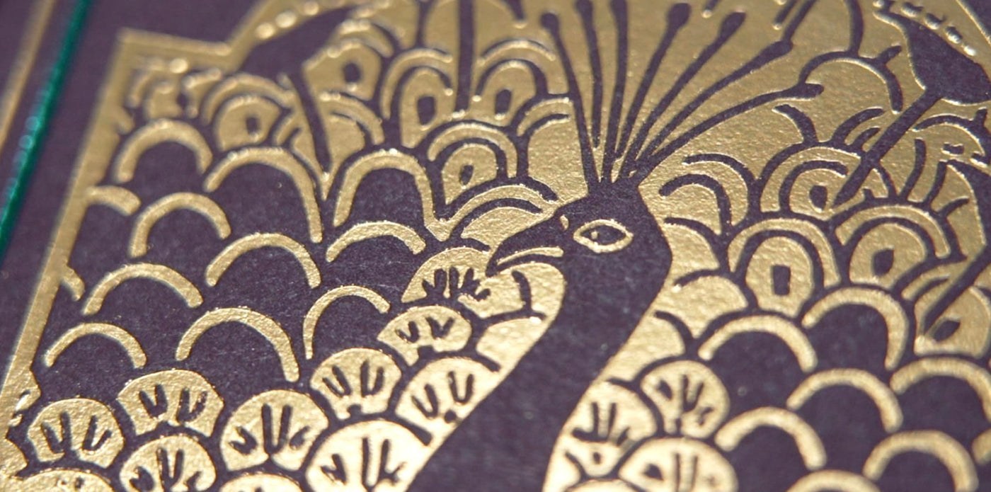 Peacock Playing Cards - Purple